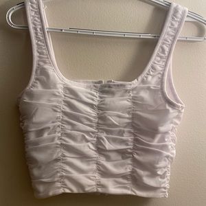 Cropped White top!